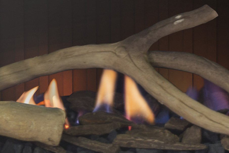 Real Flame Gas Fireplace Element 900 Portrait