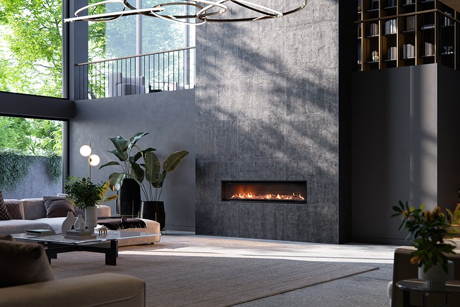 Real Flame Gas Fireplace Element MK2