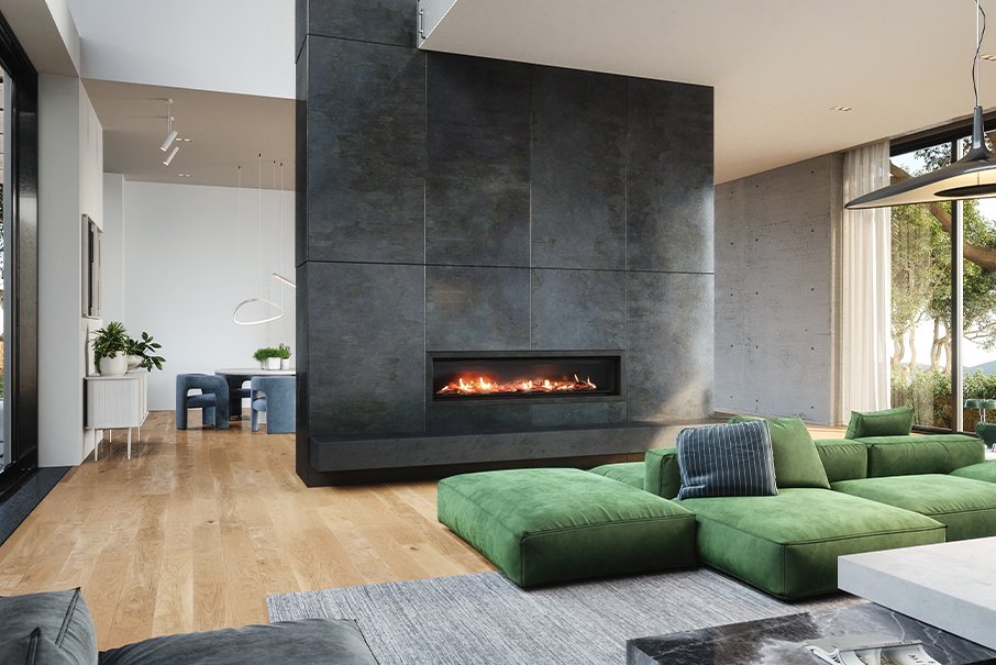 Real Flame Gas Fireplace Element MK2