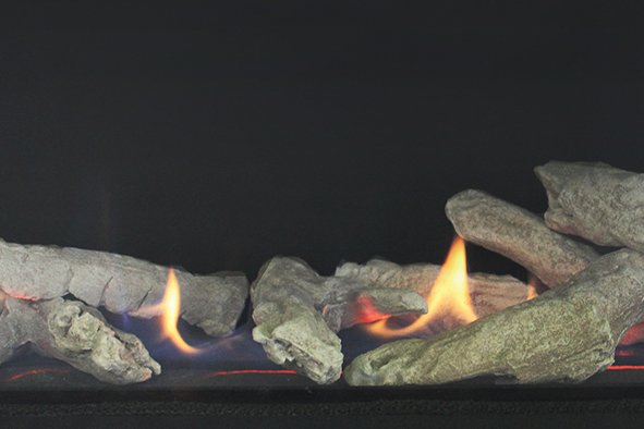 Real Flame Gas Fireplace Element MK2