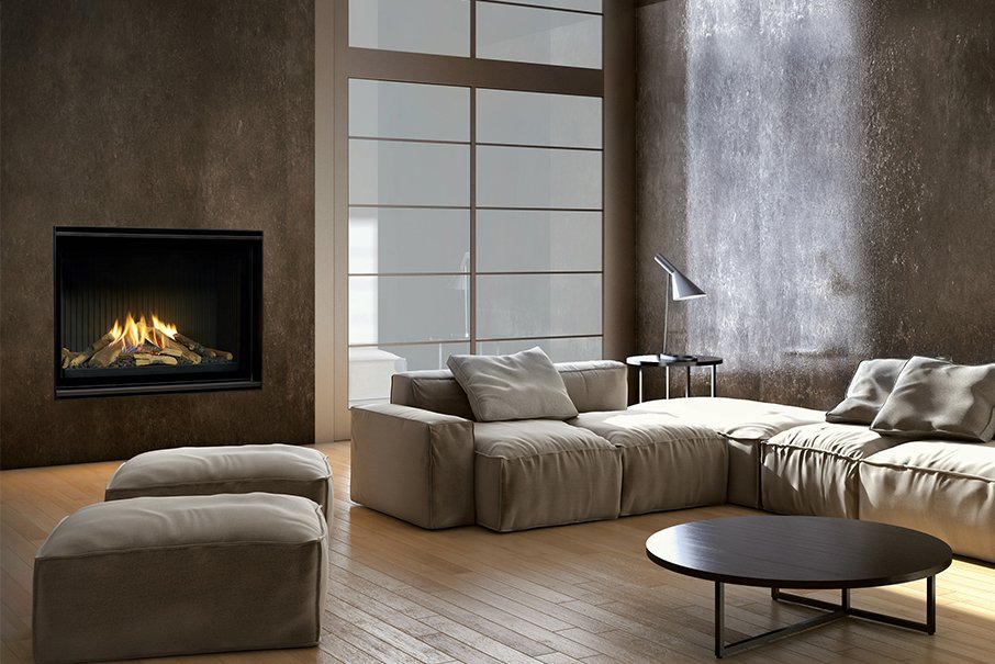 Real Flame Gas Fireplace Vektor